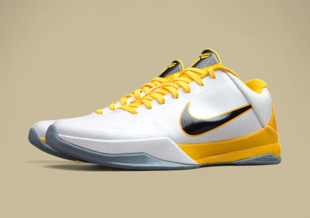 Zoom Kobe 5 V White/Black/Yellow