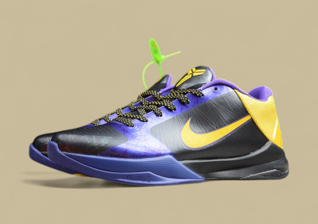 Zoom Kobe 5 x Black/Del Sol-Varsity Purple