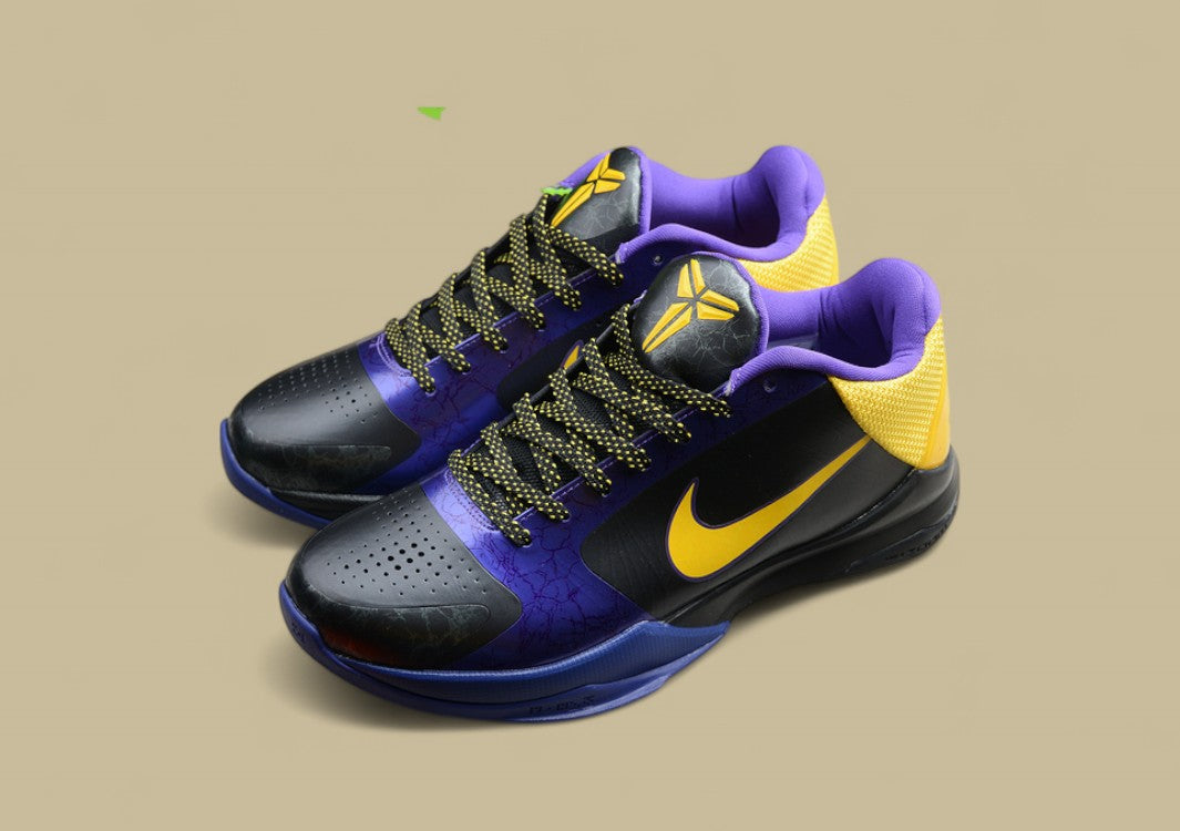 Zoom Kobe 5 x Black/Del Sol-Varsity Purple