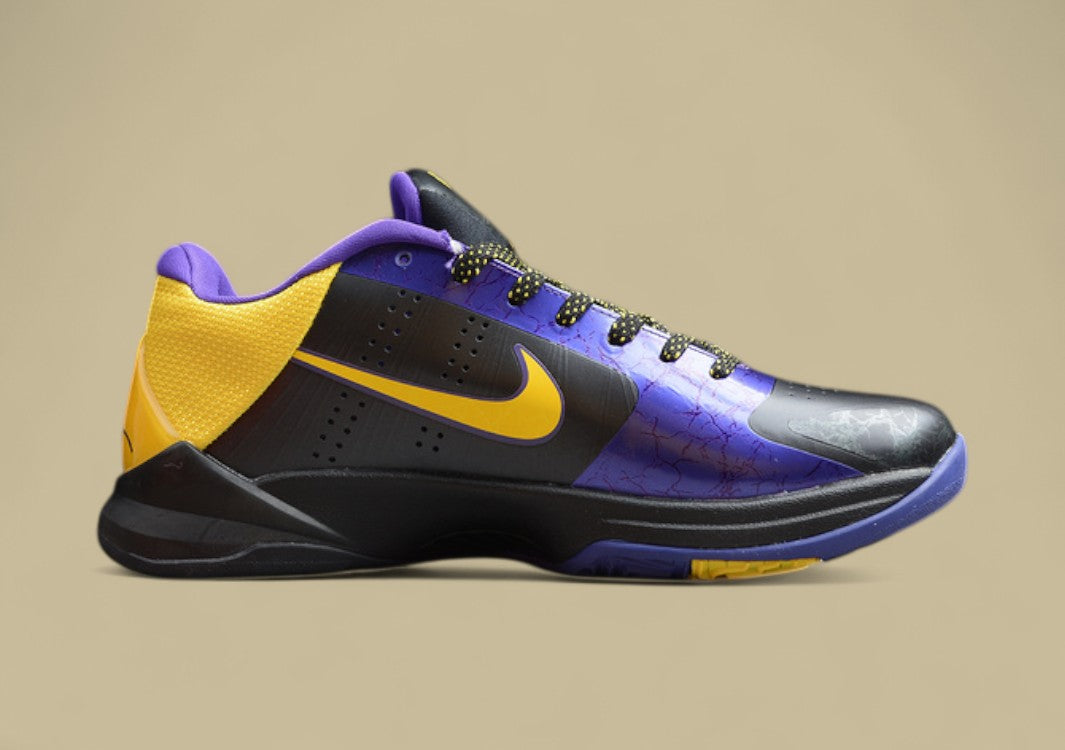 Zoom Kobe 5 x Black/Del Sol-Varsity Purple