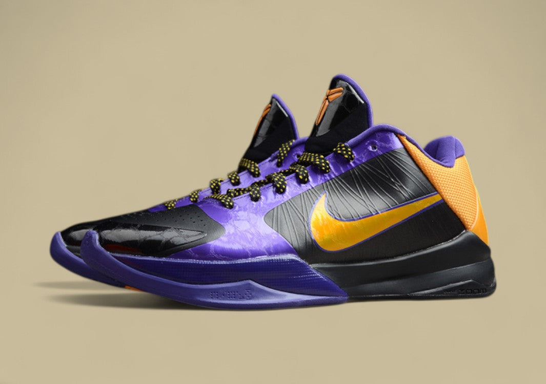 Zoom Kobe 5 x Lakers Black/Del Sol-Varsity Purple
