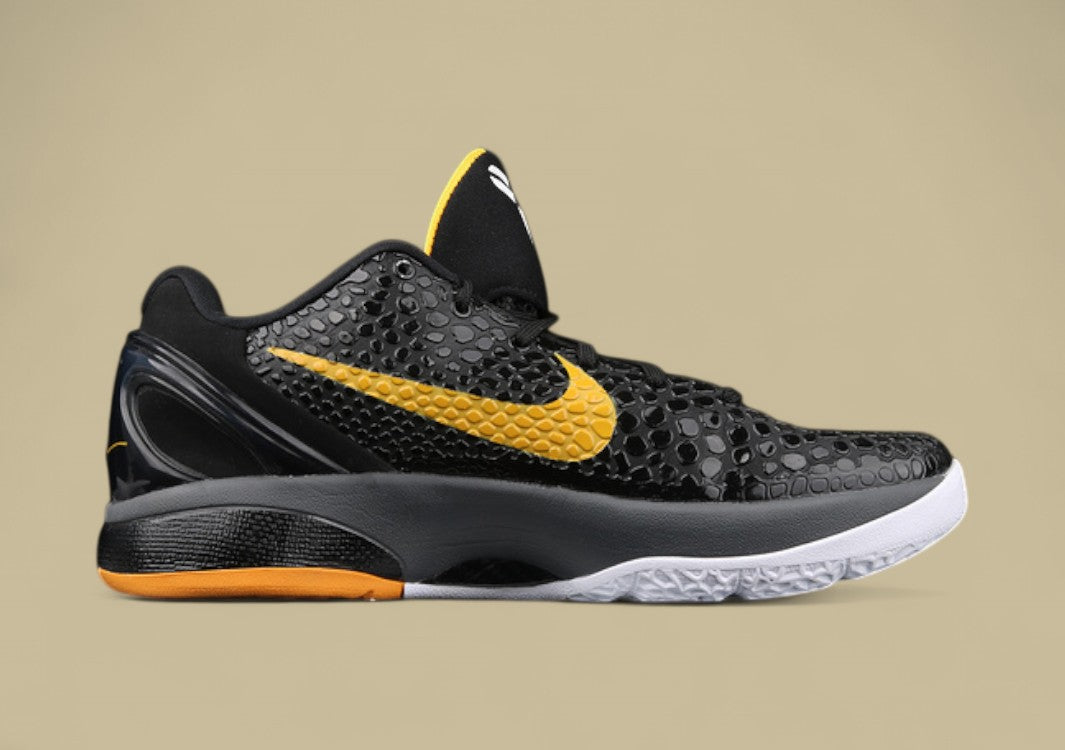 Zoom Kobe 6 Black/Dark Grey/White/Del Sol