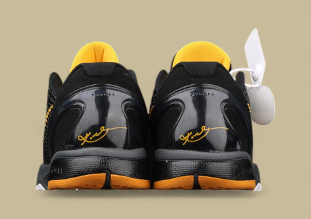Zoom Kobe 6 Black/Dark Grey/White/Del Sol