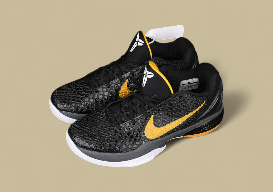 Zoom Kobe 6 Black/Dark Grey/White/Del Sol