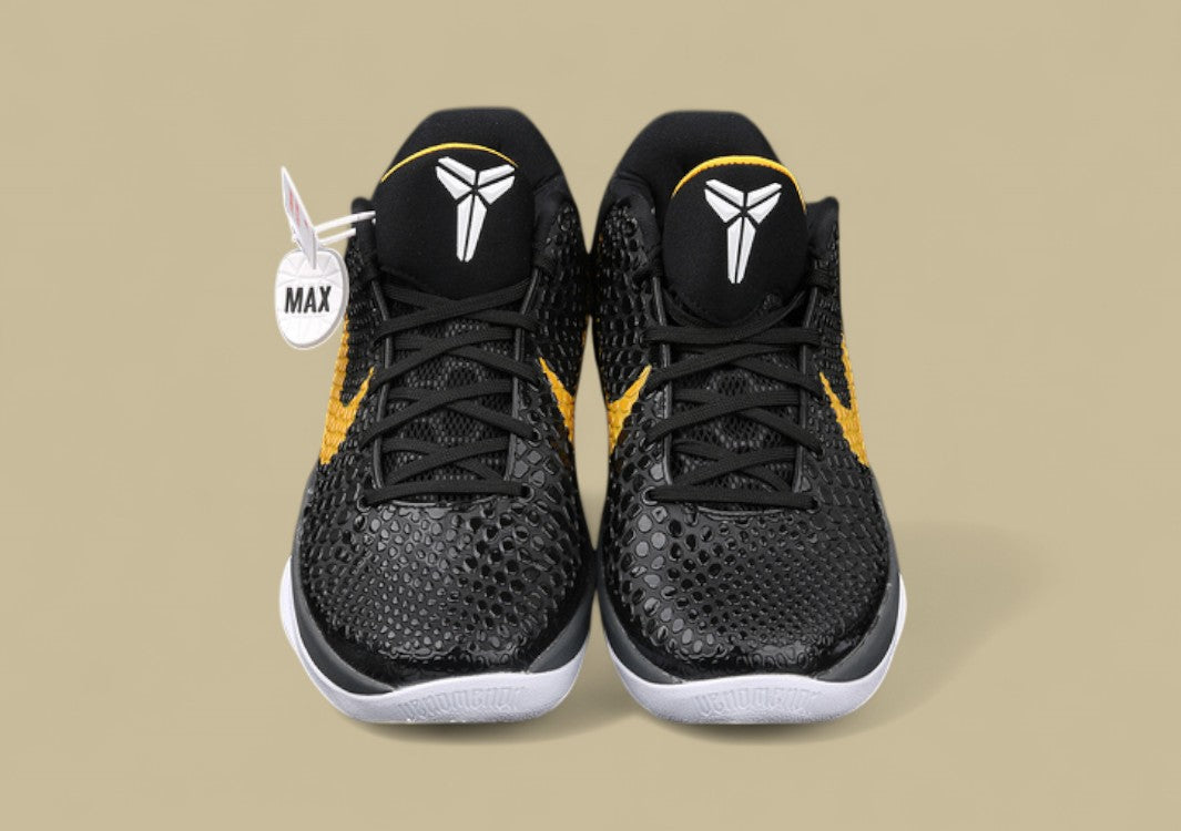 Zoom Kobe 6 Black/Dark Grey/White/Del Sol