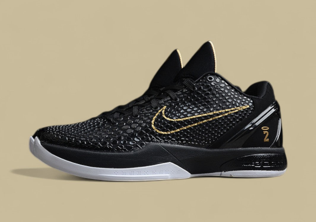 Zoom Kobe 6 Black Del Sol Mamba Black/Metallic Gold