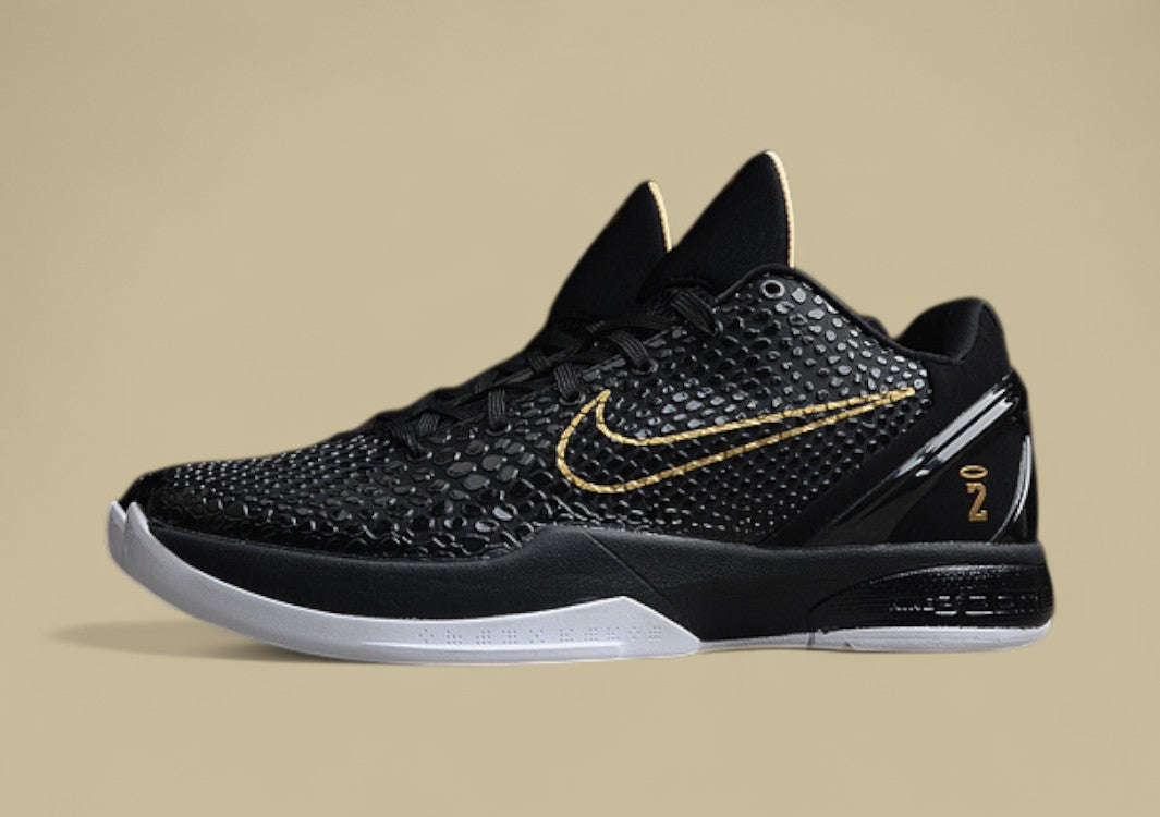 Zoom Kobe 6 Black Del Sol Mamba Black/Metallic Gold