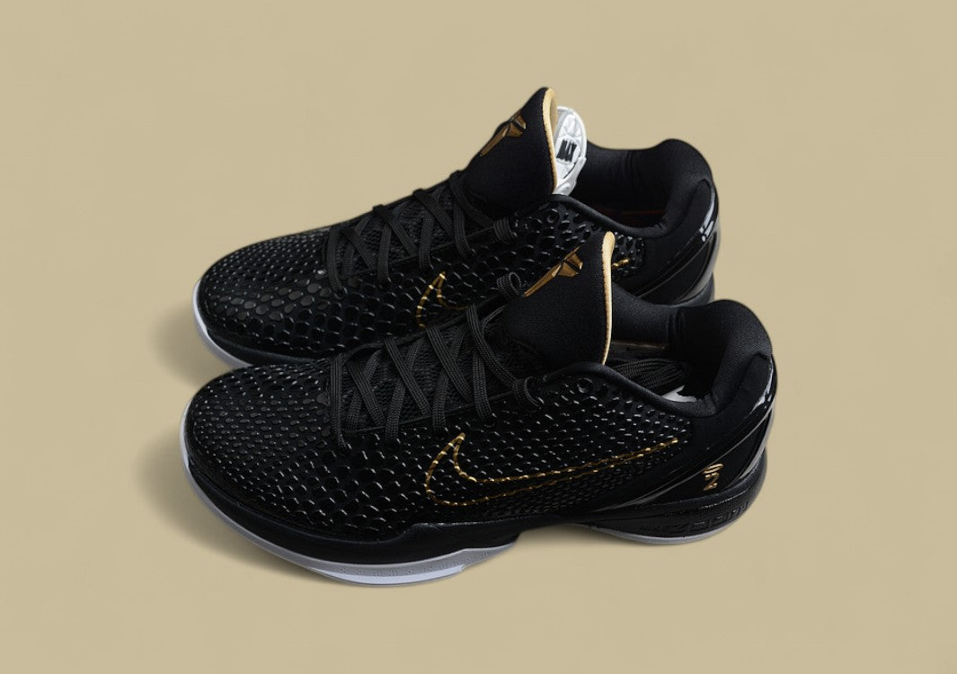 Zoom Kobe 6 Black Del Sol Mamba Black/Metallic Gold