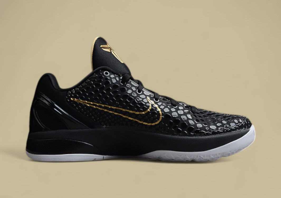 Zoom Kobe 6 Black Del Sol Mamba Black/Metallic Gold