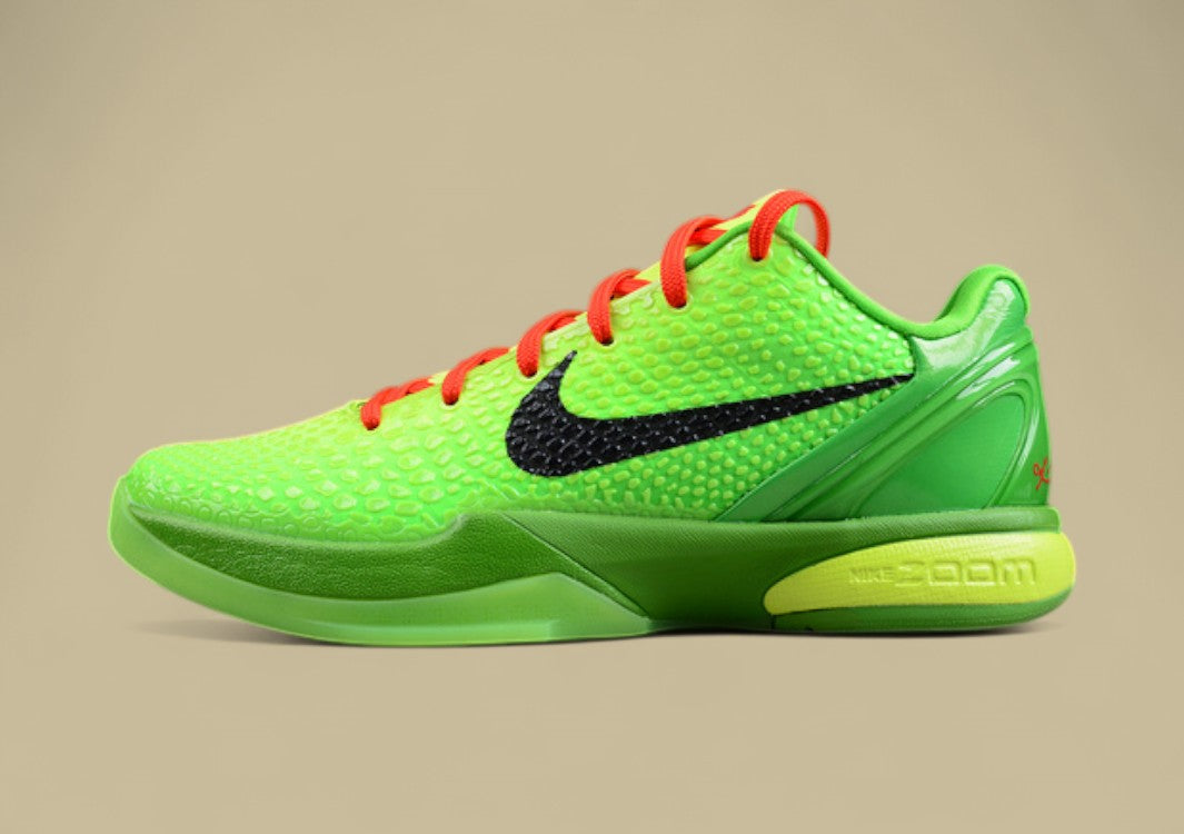 Zoom Kobe 6 Grinch Lime Green/Varsity Red-Black