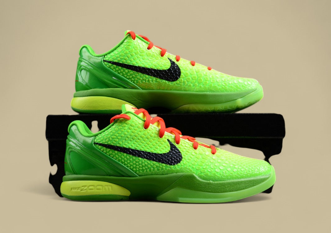 Zoom Kobe 6 Grinch Lime Green/Varsity Red-Black