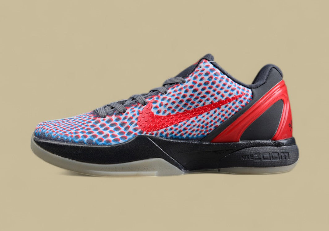 Zoom Kobe 6 Protro 3D Hollywood Dark Grey/Daring Red/Chlorine Blue