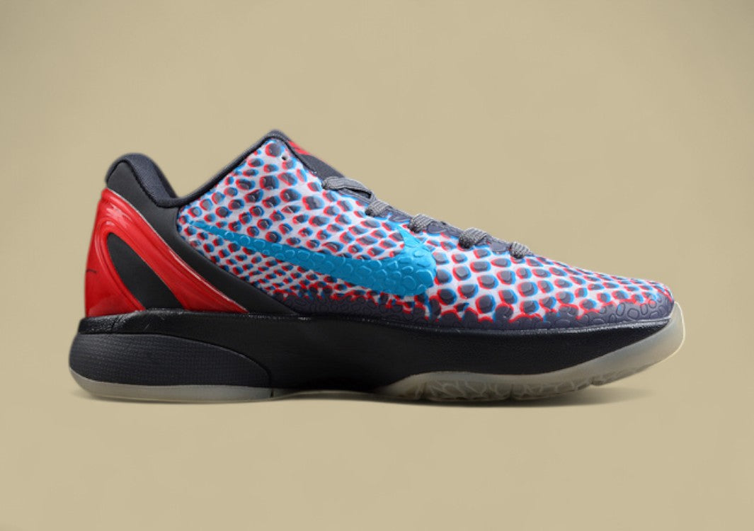 Zoom Kobe 6 Protro 3D Hollywood Dark Grey/Daring Red/Chlorine Blue