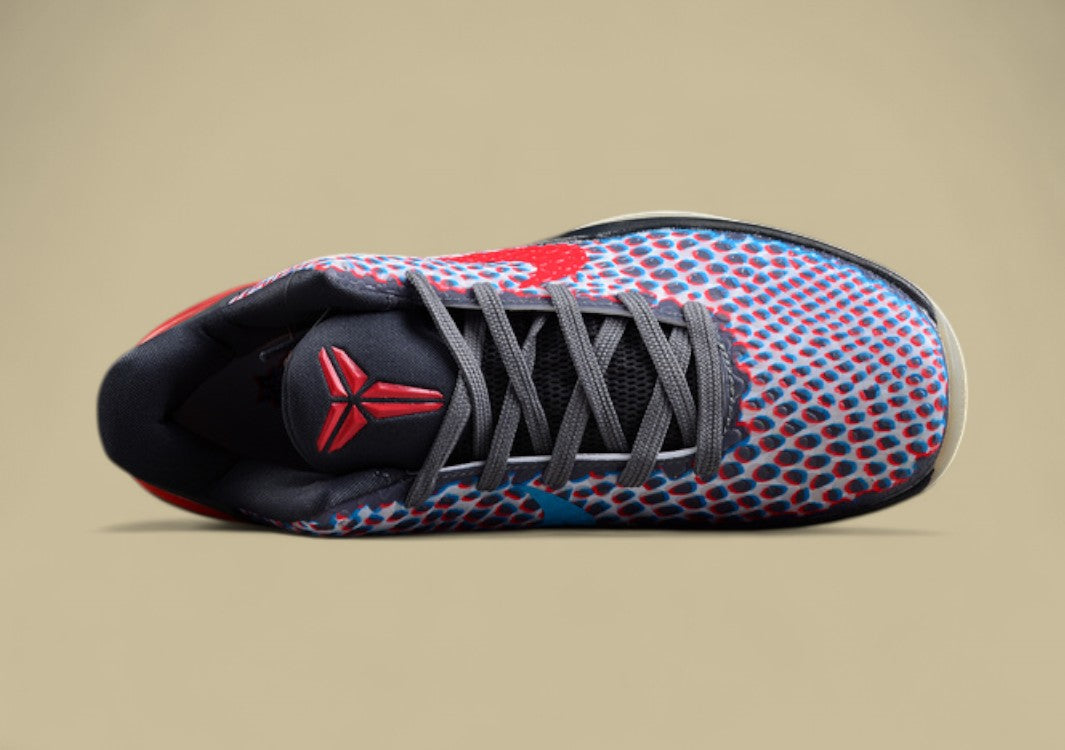 Zoom Kobe 6 Protro 3D Hollywood Dark Grey/Daring Red/Chlorine Blue