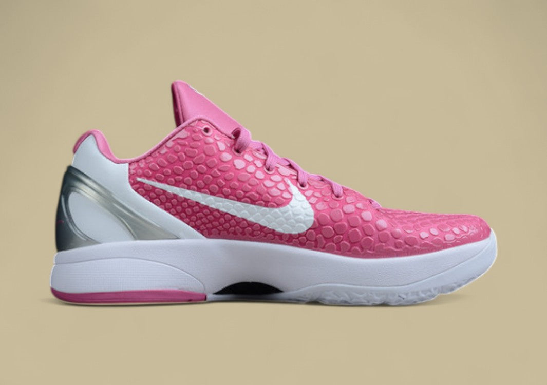Zoom Kobe 6 Protro Think Pink Pinkfire/Metallic Silver/White