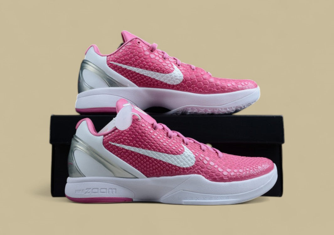 Zoom Kobe 6 Protro Think Pink Pinkfire/Metallic Silver/White