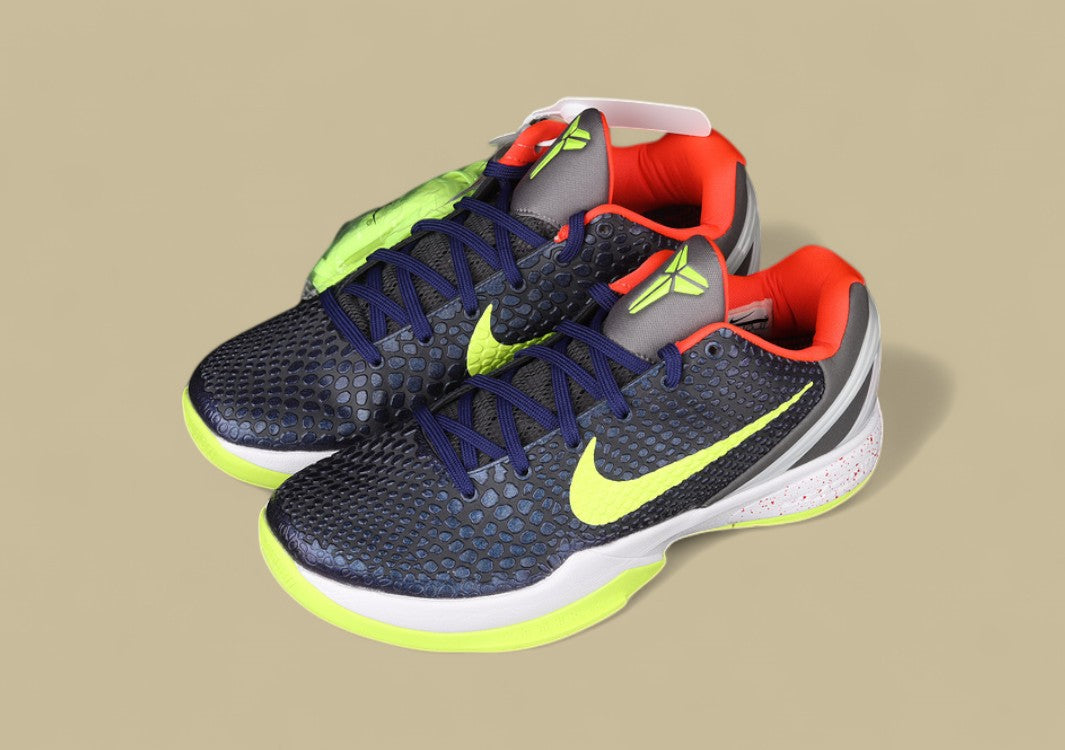 Zoom Kobe 6 Supreme Chaos Ink/Volt-Dark Grey-White
