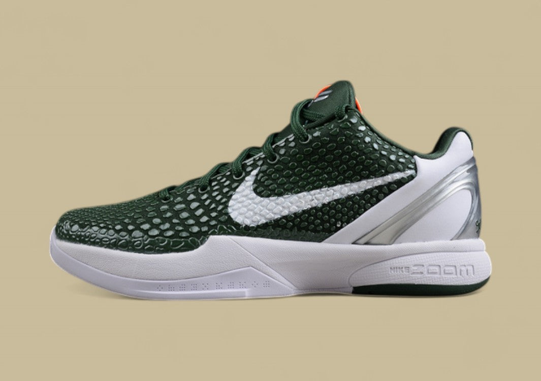 Zoom Kobe 6 TB Gorge Green/White-Metallic Silver