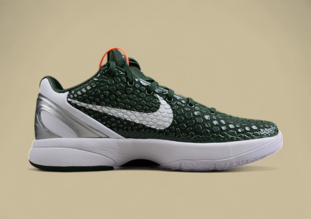 Zoom Kobe 6 TB Gorge Green/White-Metallic Silver