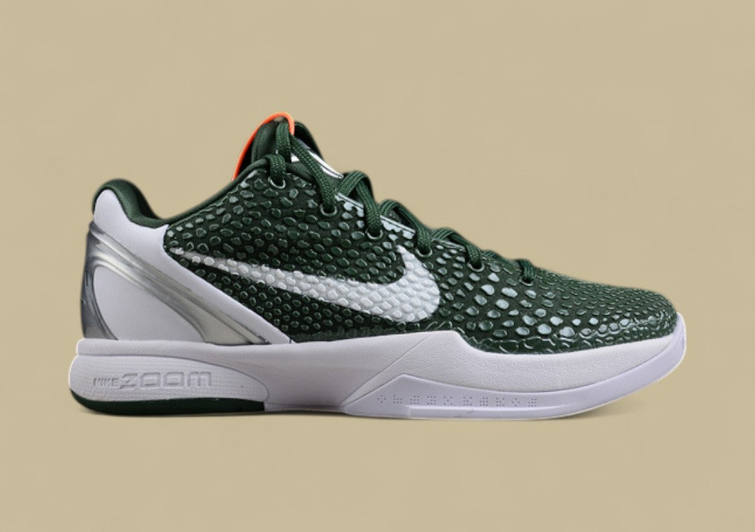 Zoom Kobe 6 TB Gorge Green/White-Metallic Silver