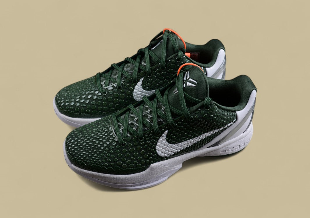 Zoom Kobe 6 TB Gorge Green/White-Metallic Silver