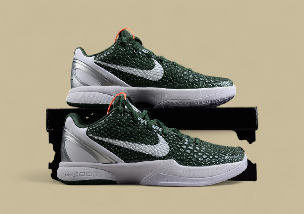 Zoom Kobe 6 TB Gorge Green/White-Metallic Silver