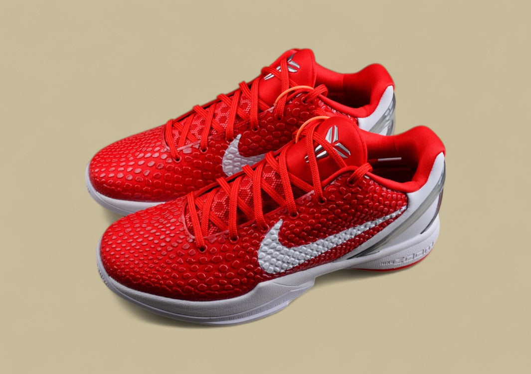 Zoom Kobe 6 TB Varsity Red/White-Metallic Silver