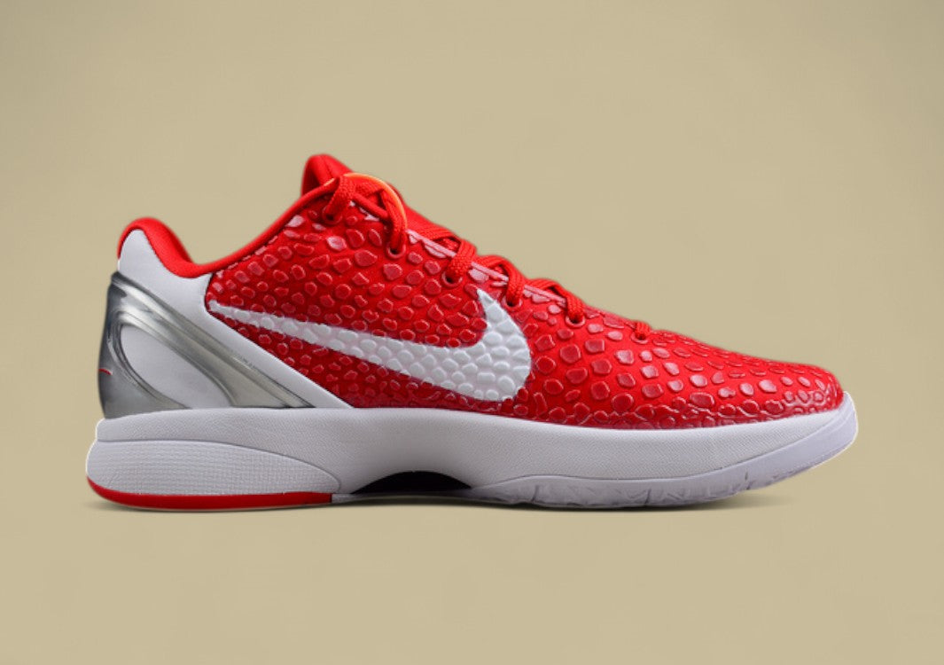 Zoom Kobe 6 TB Varsity Red/White-Metallic Silver