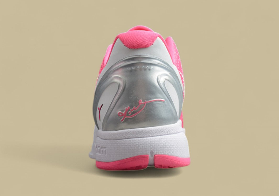 Zoom Kobe 6 Think Pink Pinkfire/Metallic Silver-White