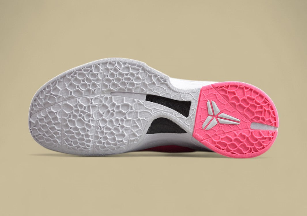 Zoom Kobe 6 Think Pink Pinkfire/Metallic Silver-White