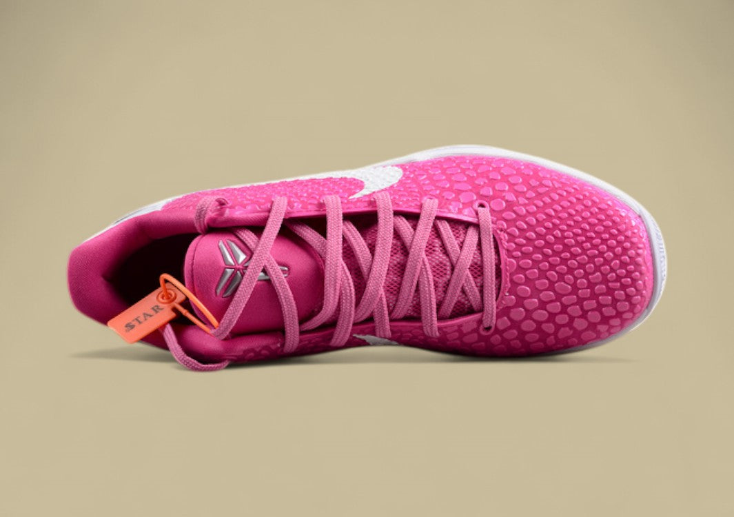 Zoom Kobe 6 Think Pink Pinkfire/White-Metallic Kay Yow