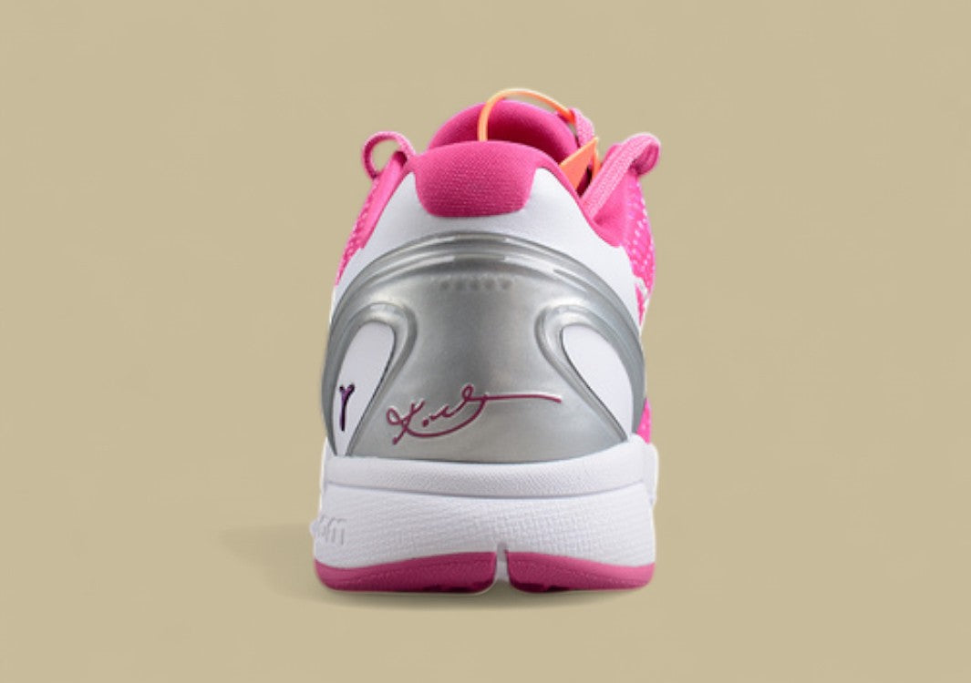 Zoom Kobe 6 Think Pink Pinkfire/White-Metallic Kay Yow