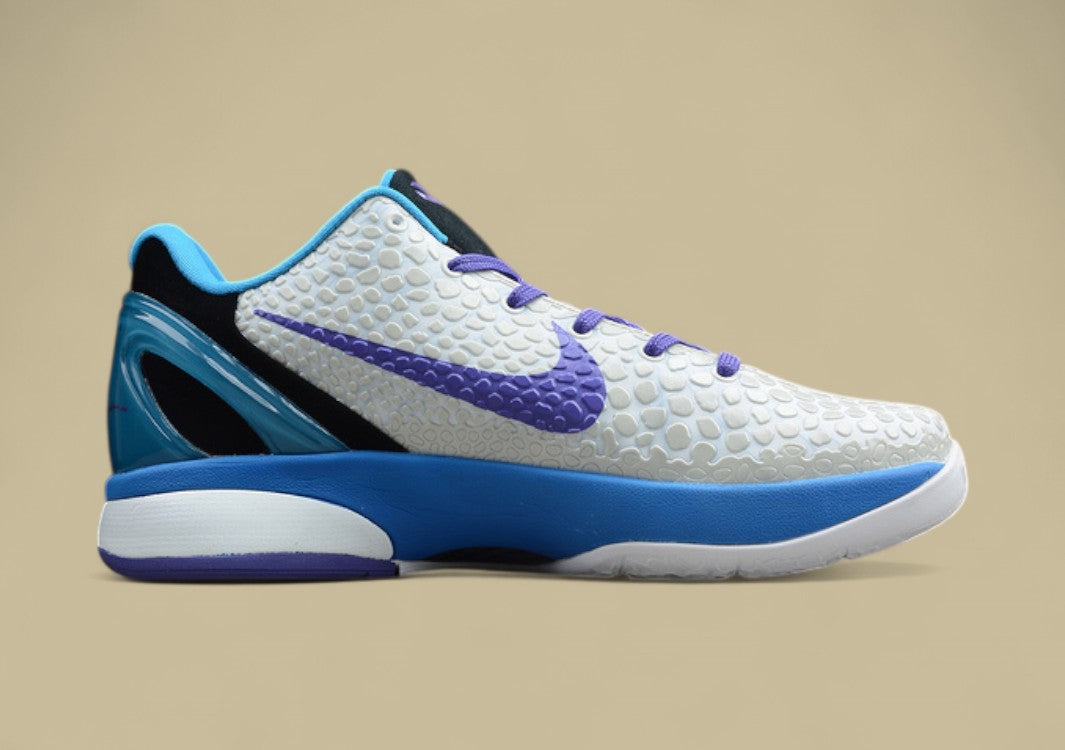 Zoom Kobe 6 White/Blue-Purple