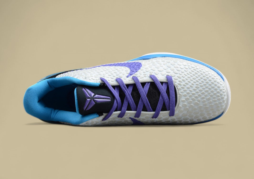 Zoom Kobe 6 White/Blue-Purple