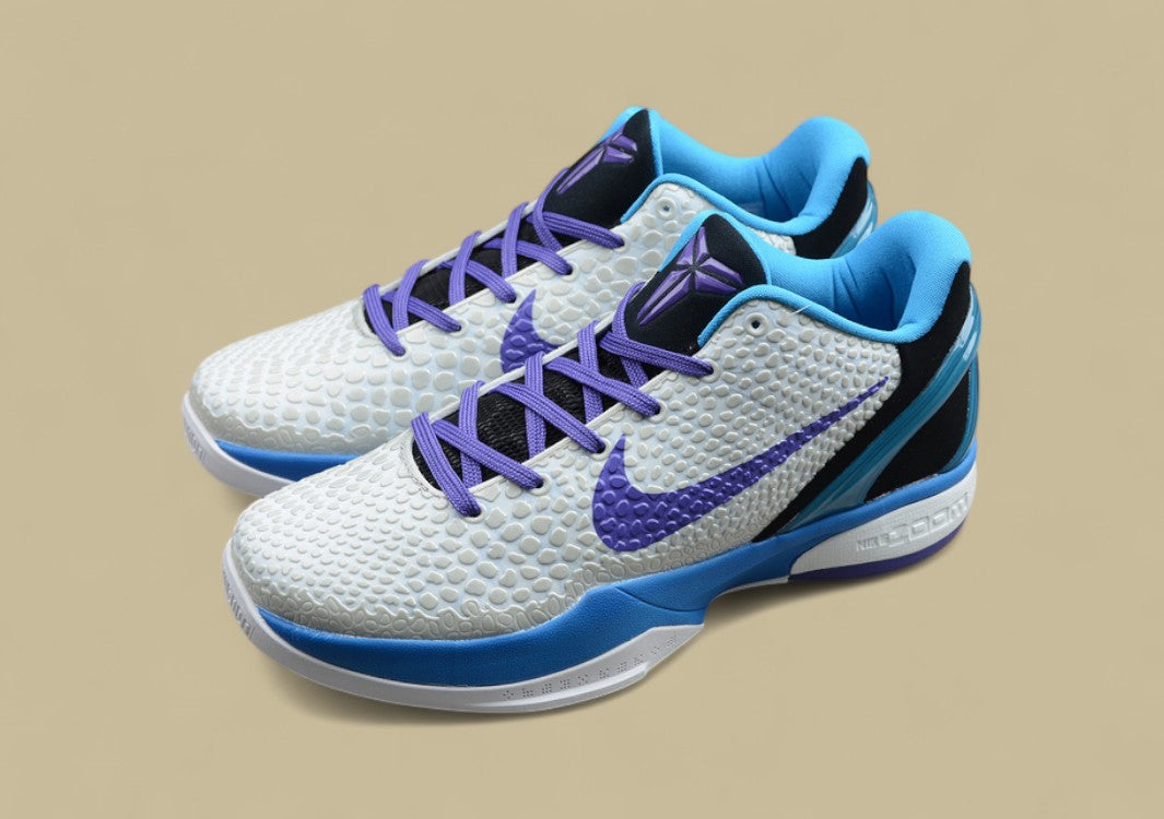 Zoom Kobe 6 White/Blue-Purple
