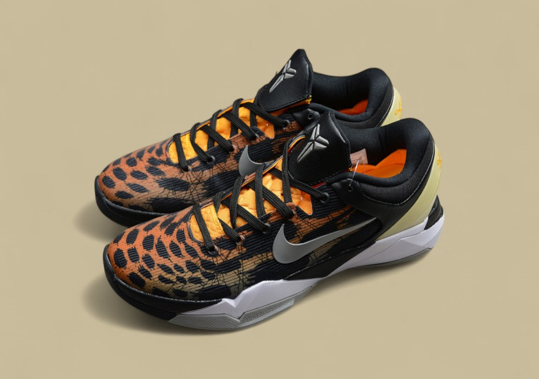 Zoom Kobe 7 Cheetah Orange/Black-Silver-Grey