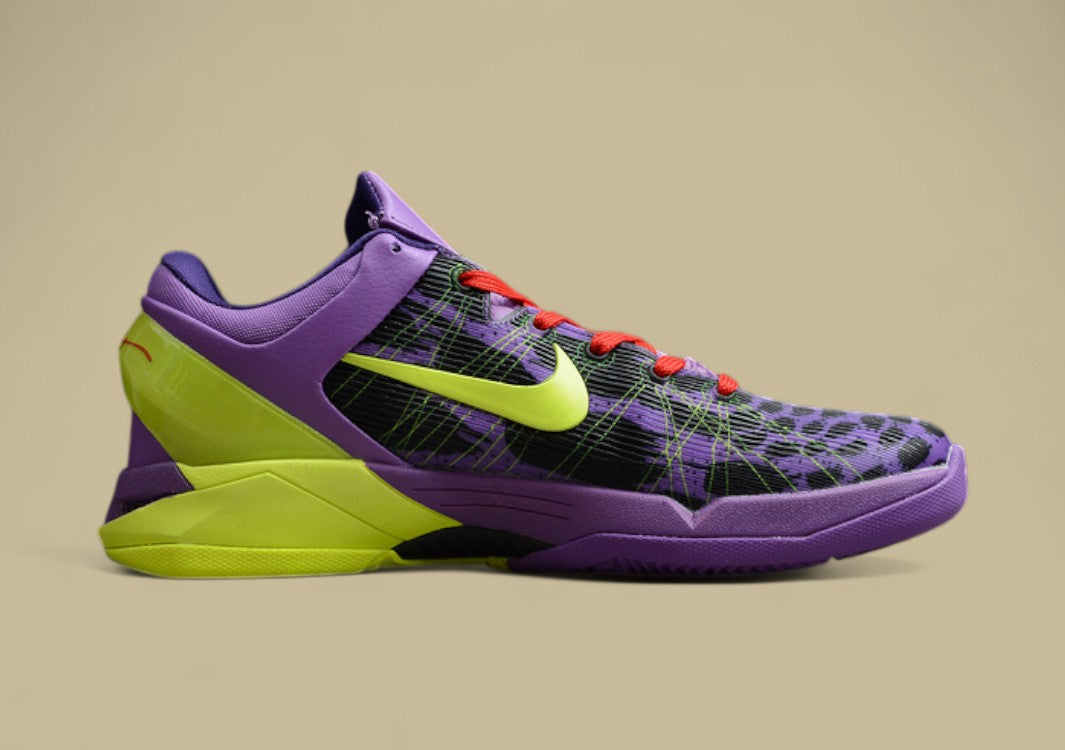 Zoom Kobe 7 Supreme Christmas Violet Pop/Volt-Ink-Action Red