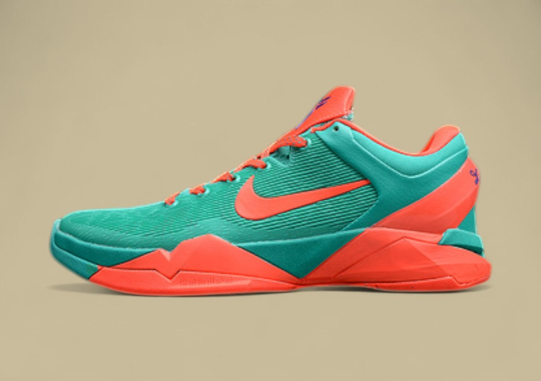 Zoom Kobe 7 System Barcelona Home Club Mint/Bright Crimson-Mint Candy-Gum