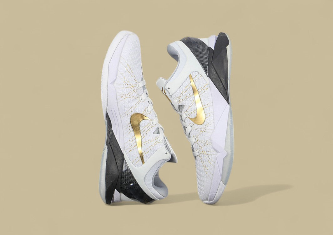 Zoom Kobe 7 System Elite Home White/Metallic Gold-Black-Natural Grey