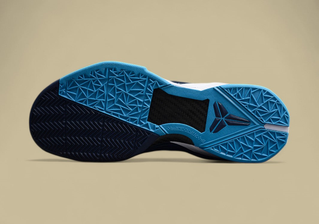Zoom Kobe 7 System Shark Obsidian/White/Blue Grey-Current Blue