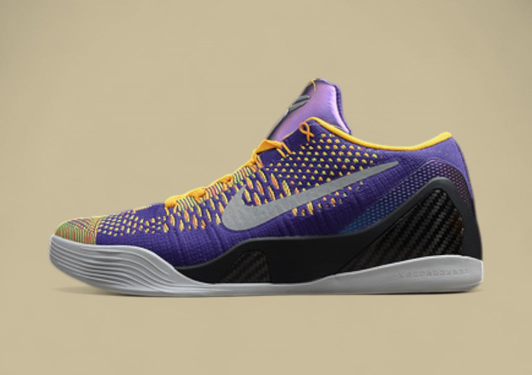 Zoom Kobe 9 Purple/Yellow/Light Grey