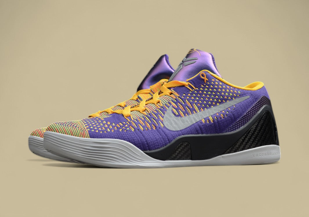 Zoom Kobe 9 Purple/Yellow/Light Grey