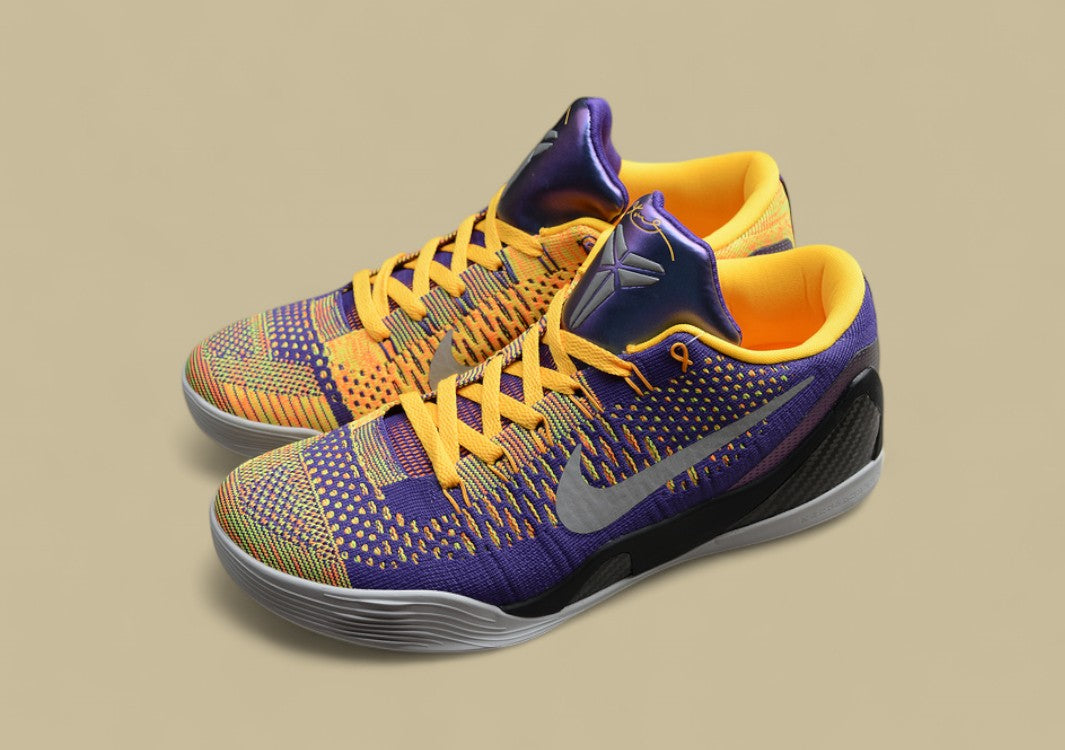 Zoom Kobe 9 Purple/Yellow/Light Grey
