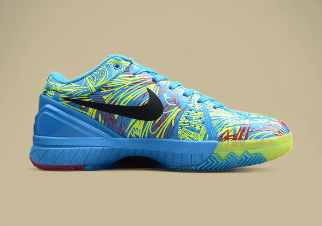 Zoom Kobe IV Protro Wizenard Blue/Multi-Color