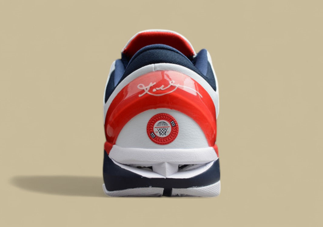 Zoom Kobe VII System White/Obsidian-University Red-Pure Platinum