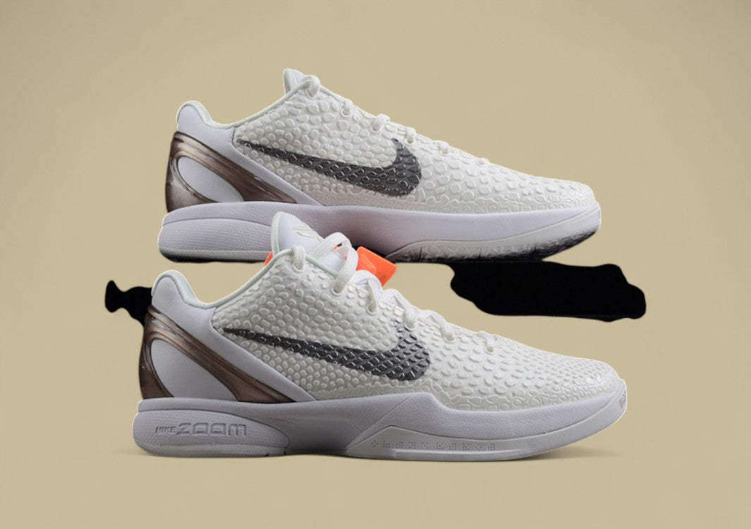 Zoom Kobe VI PE White/White/Black