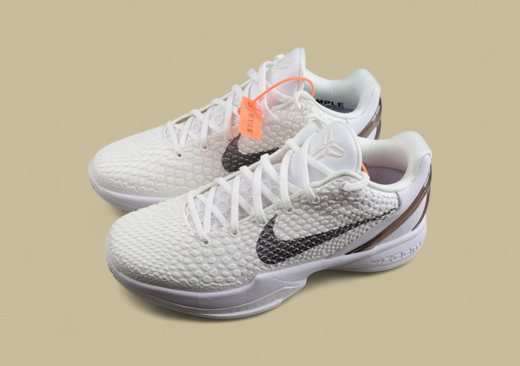 Zoom Kobe VI PE White/White/Black