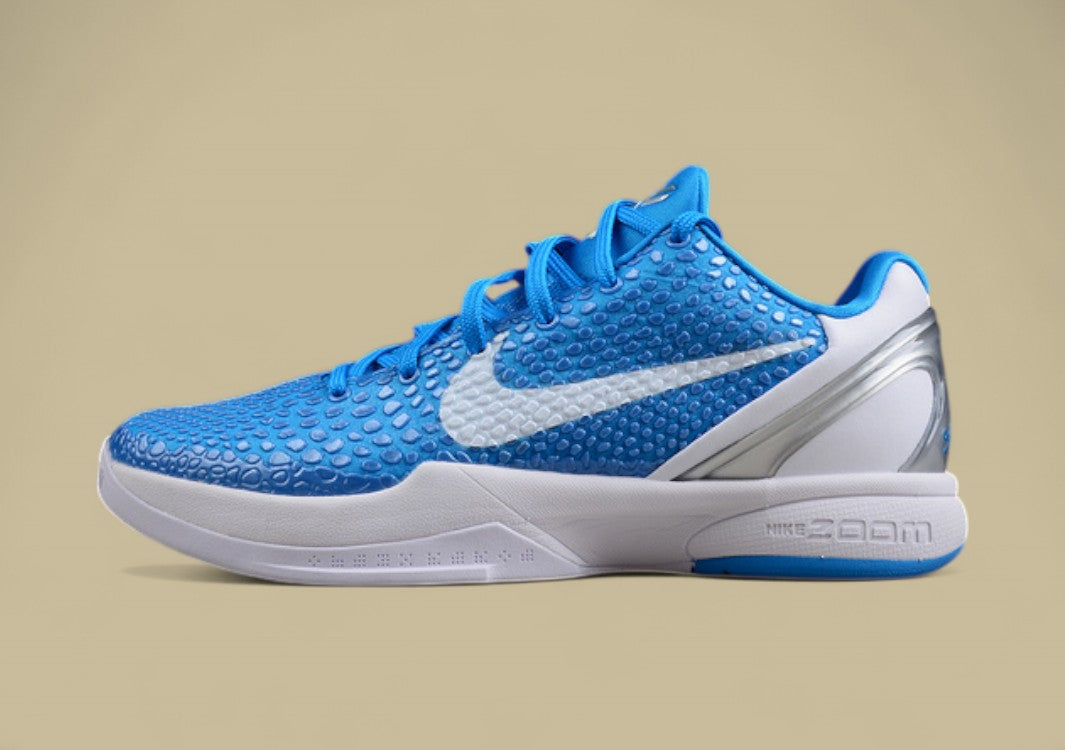 Zoom Kobe VI TB North Carolina Blue/White/Silver