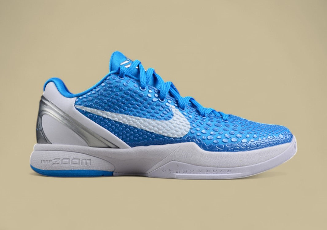 Zoom Kobe VI TB North Carolina Blue/White/Silver