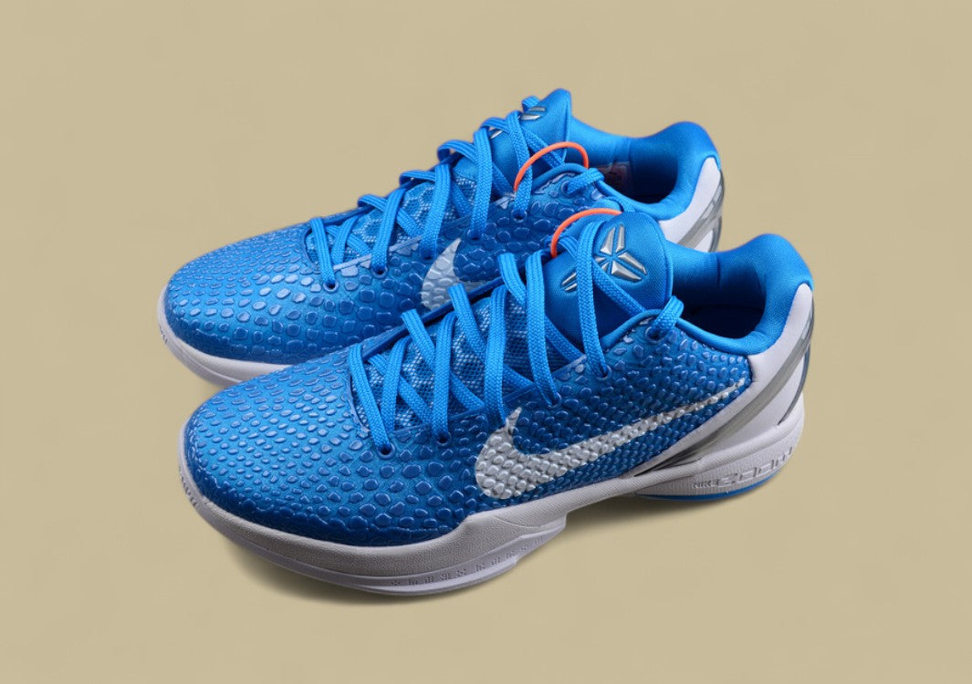 Zoom Kobe VI TB North Carolina Blue/White/Silver